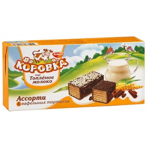 ROT FRONT - MOO-COW KOROVKA MINI WAFER CAKES
